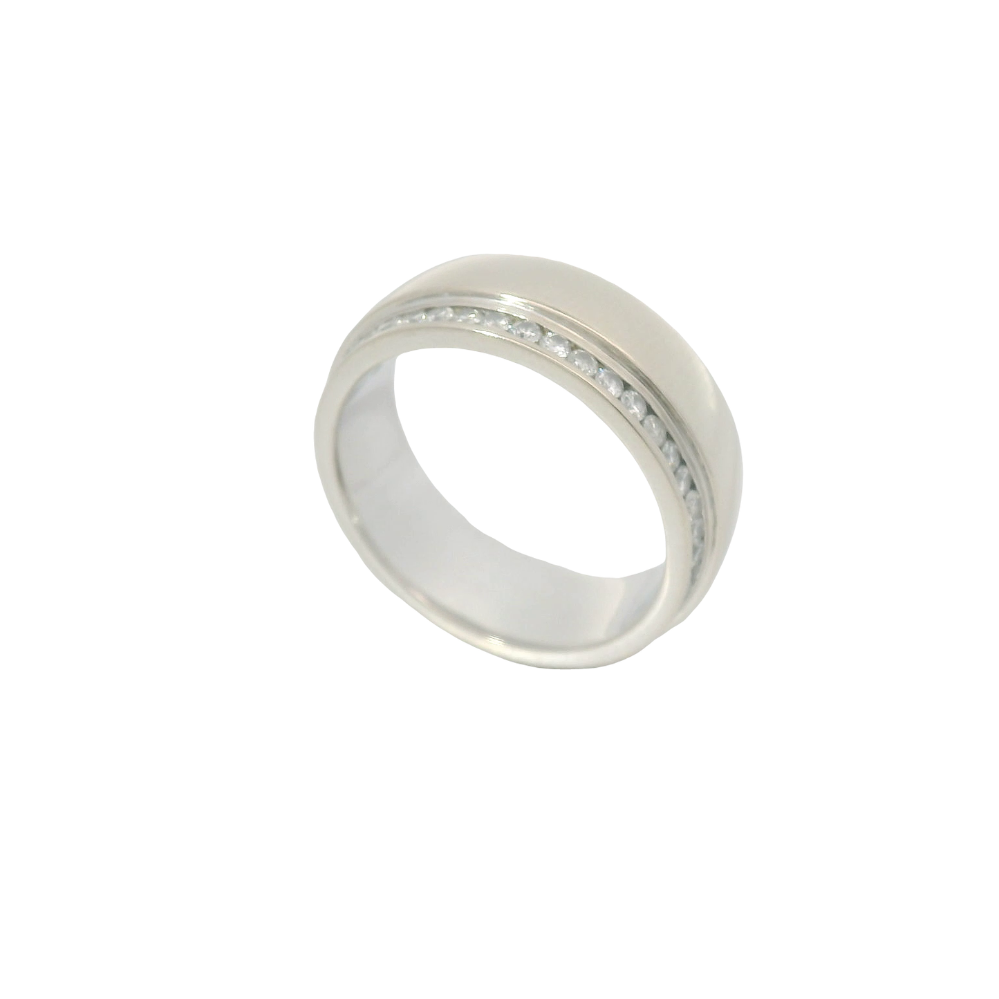 Ring Weißgold 585 / 14 Karat mit Brill. Gr. 57 Nr. 6836
