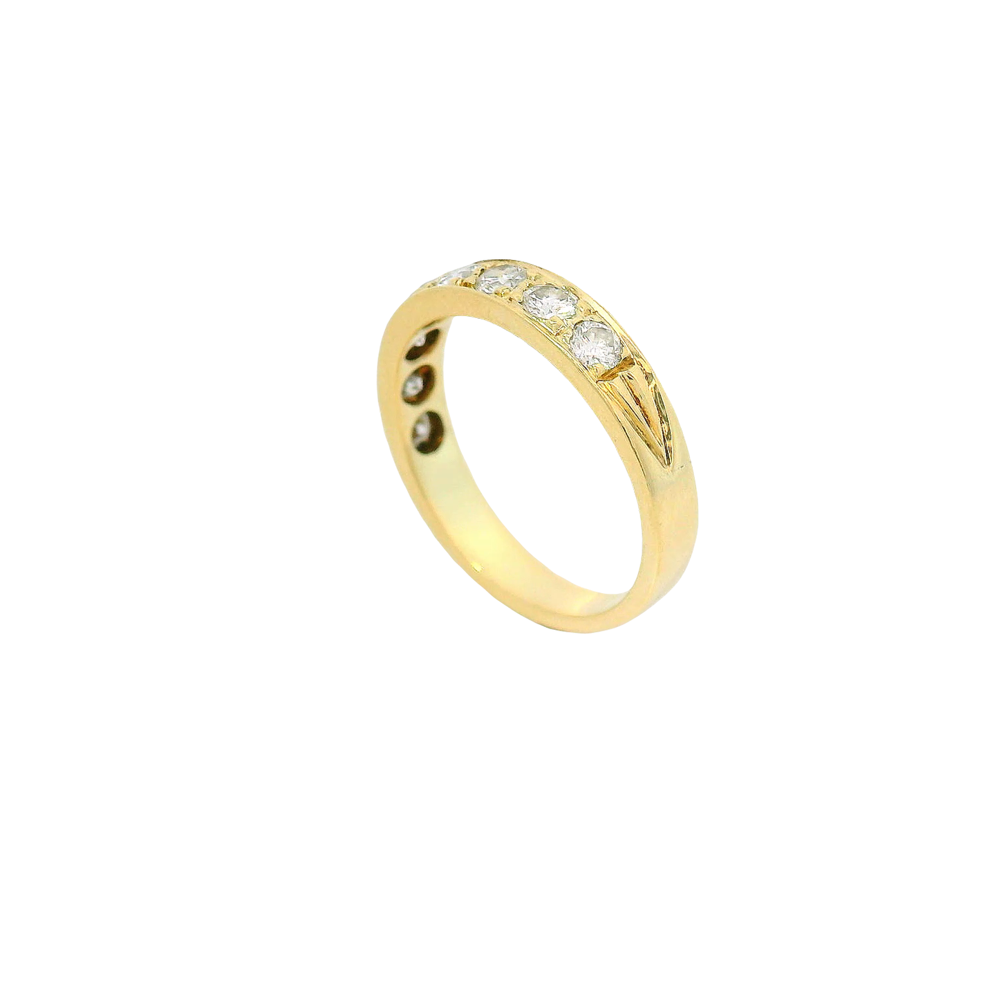 Ring Gelbgold 585 / 14 Karat mit Brill. 0,48 ct Gr. 51,5 Nr. 6730