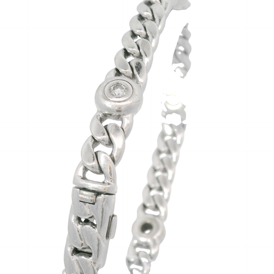 Armband Weißgold 750 / 18 Karat mit Brill. L: 190 mm Nr. 6744
