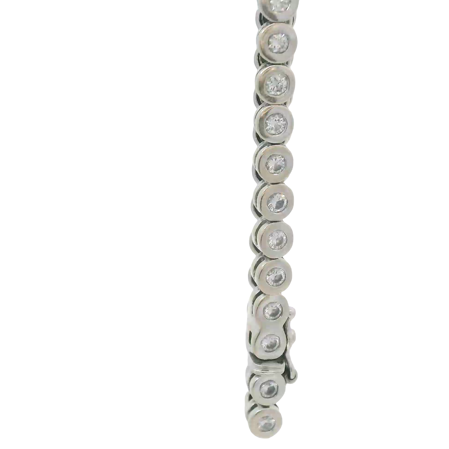 Tennisarmband Weißgold 750 / 18 Karat mit Brill. L: 165 mm Nr. 6777