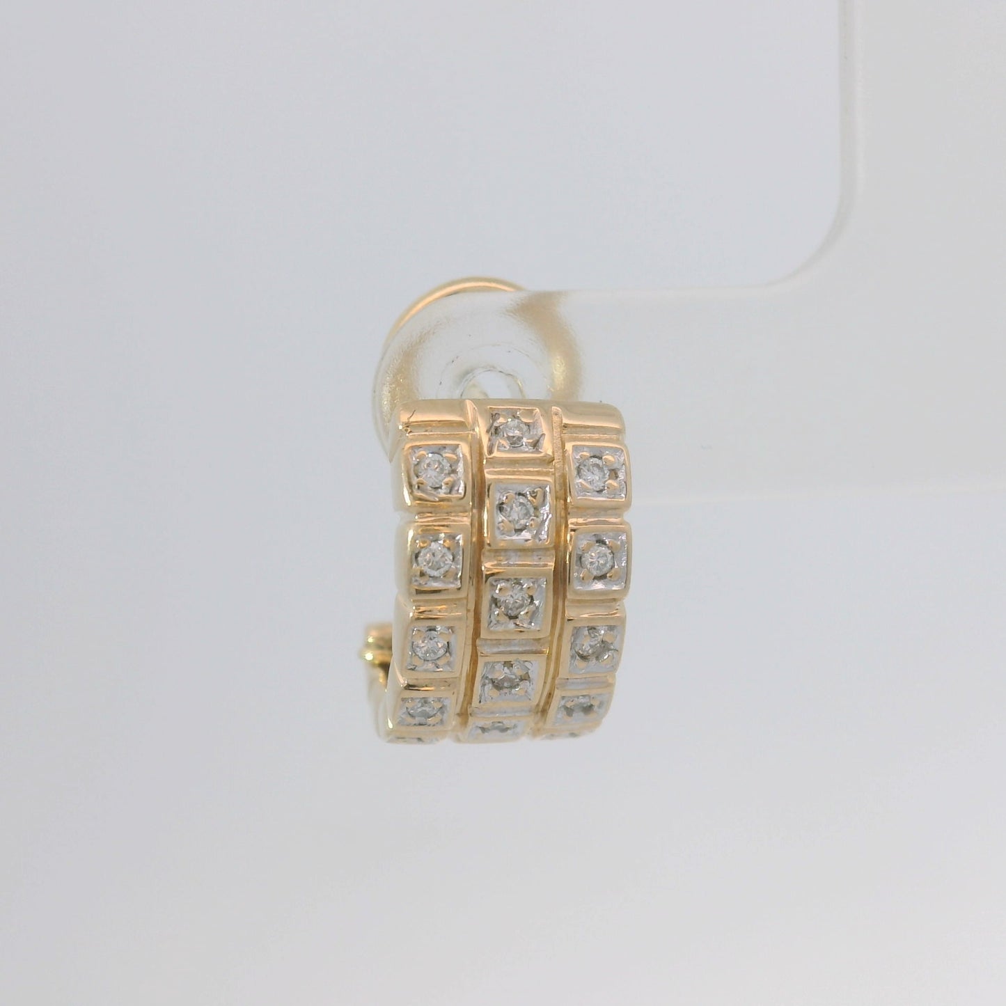 P. Creolen Gelbgold 585 / 14 Karat Nr. 6750