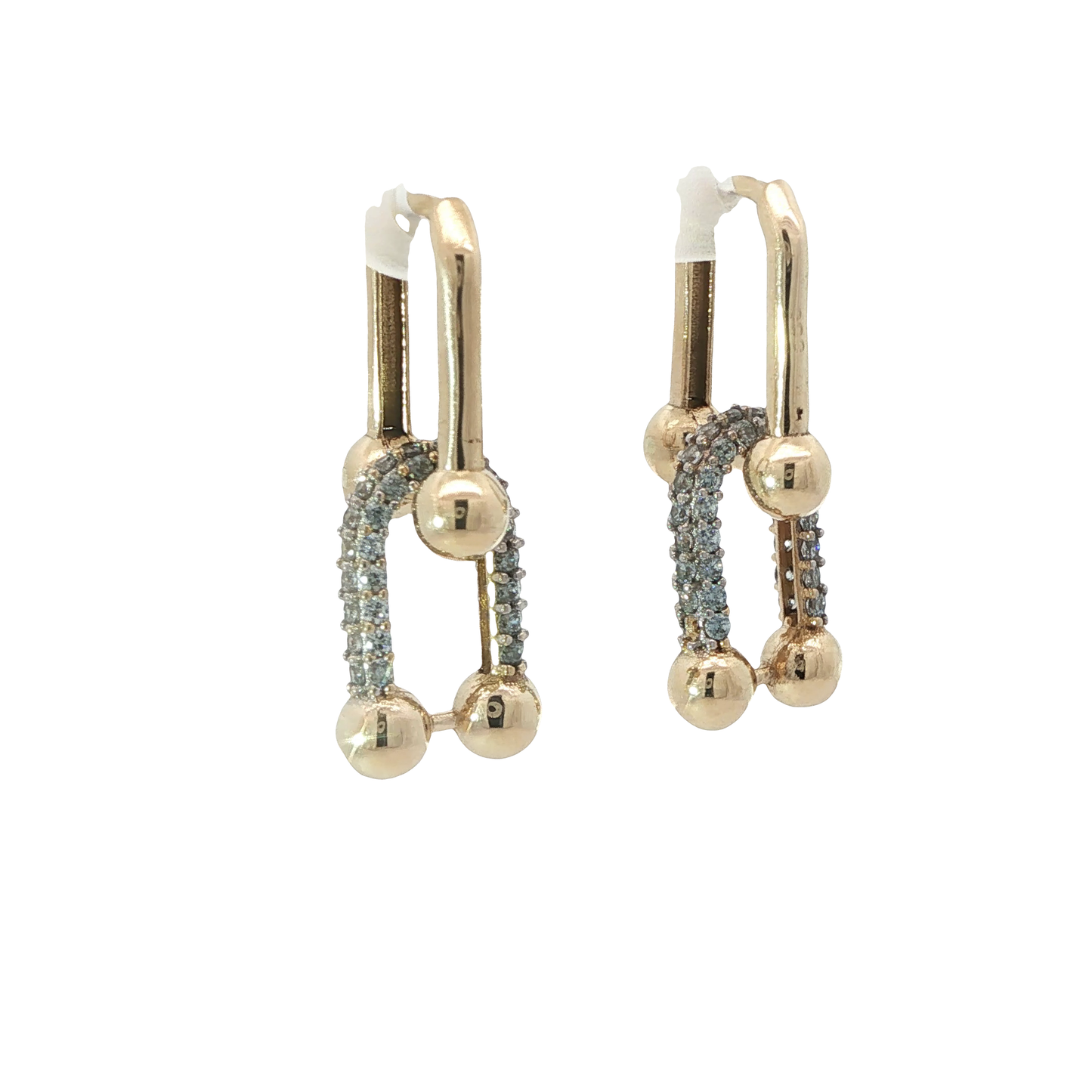 Ohrhänger Gelbgold 585 / 14 Karat L: 25 mm Nr. 6820