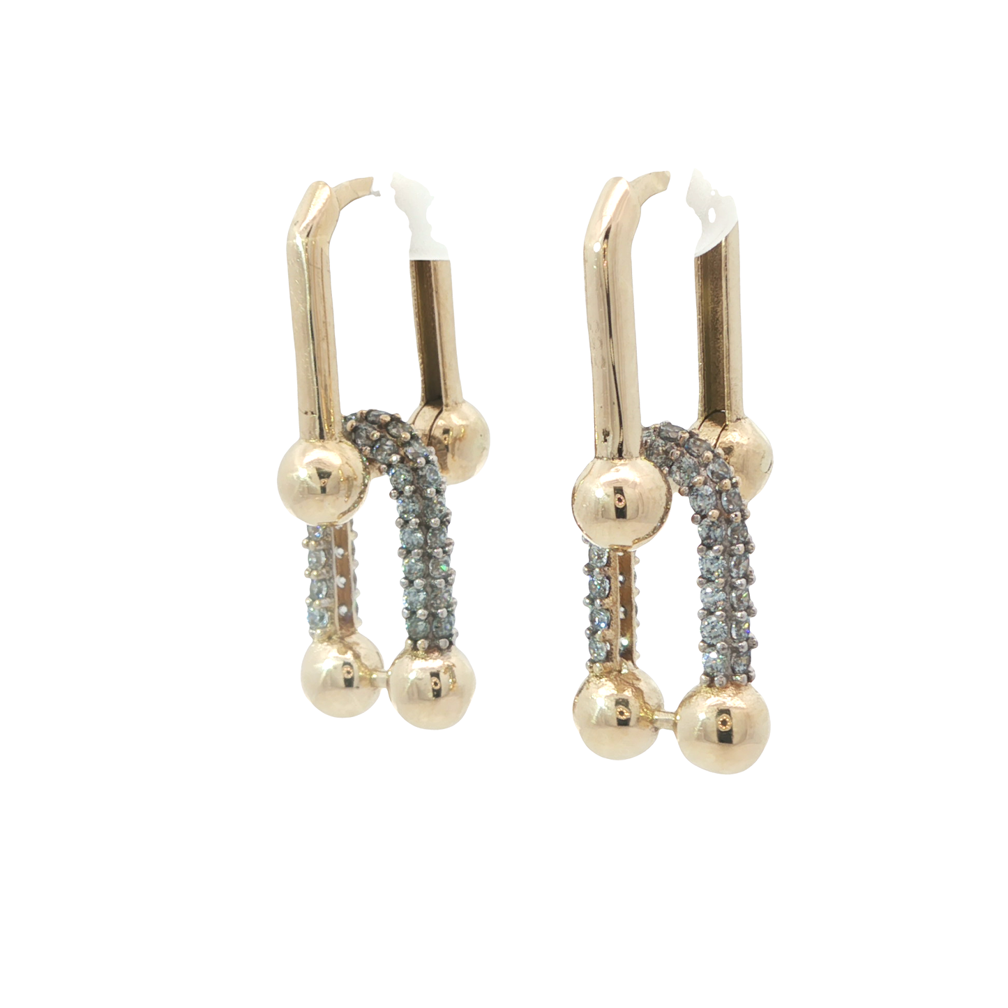 Ohrhänger Gelbgold 585 / 14 Karat L: 25 mm Nr. 6820