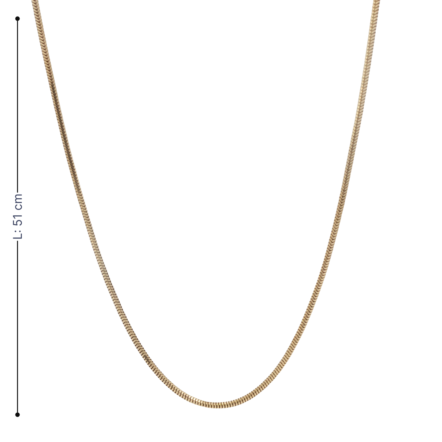 Kette Gelbgold 585 / 14 Karat L: 51 cm Nr. 6821