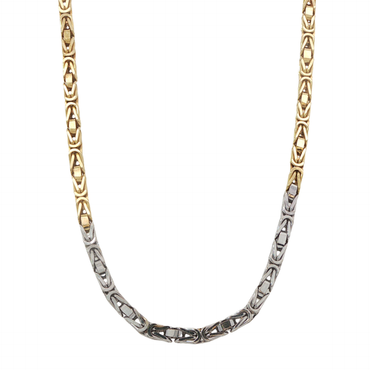 Kette Bicolor 750 / 18 Karat L: ca. 88 cm Nr. 6633