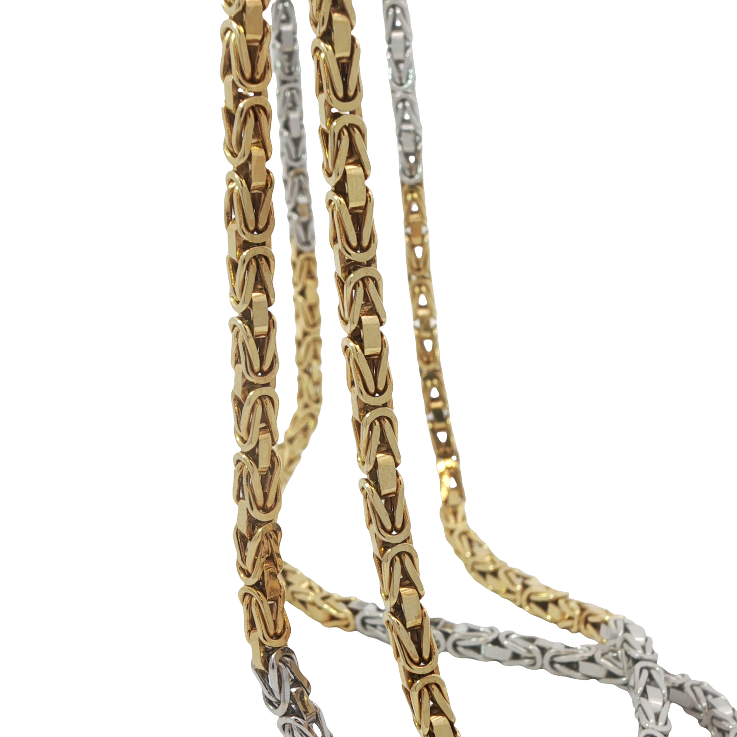 Kette Bicolor 750 / 18 Karat L: ca. 88 cm Nr. 6633