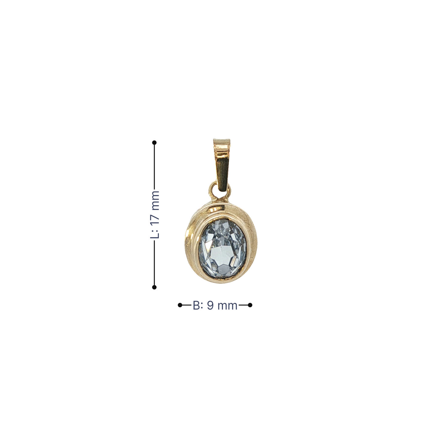 Anhänger Gelbgold 585 / 14 Karat L: 17,8 mm Nr. 6368
