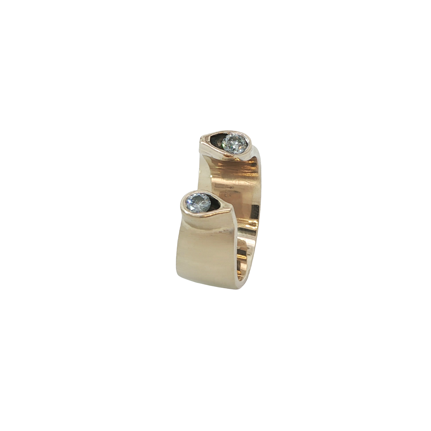 Ring Gelbgold 750 / 18 Karat mit Brill. 0,3 ct Gr. 51 Nr. 6827