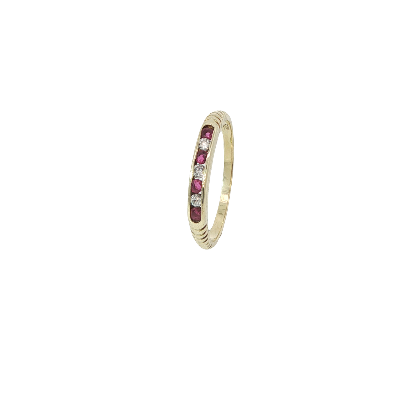 Ring Gelbgold 585 / 14 Karat mit Brill. Gr. 51 Nr. 6872