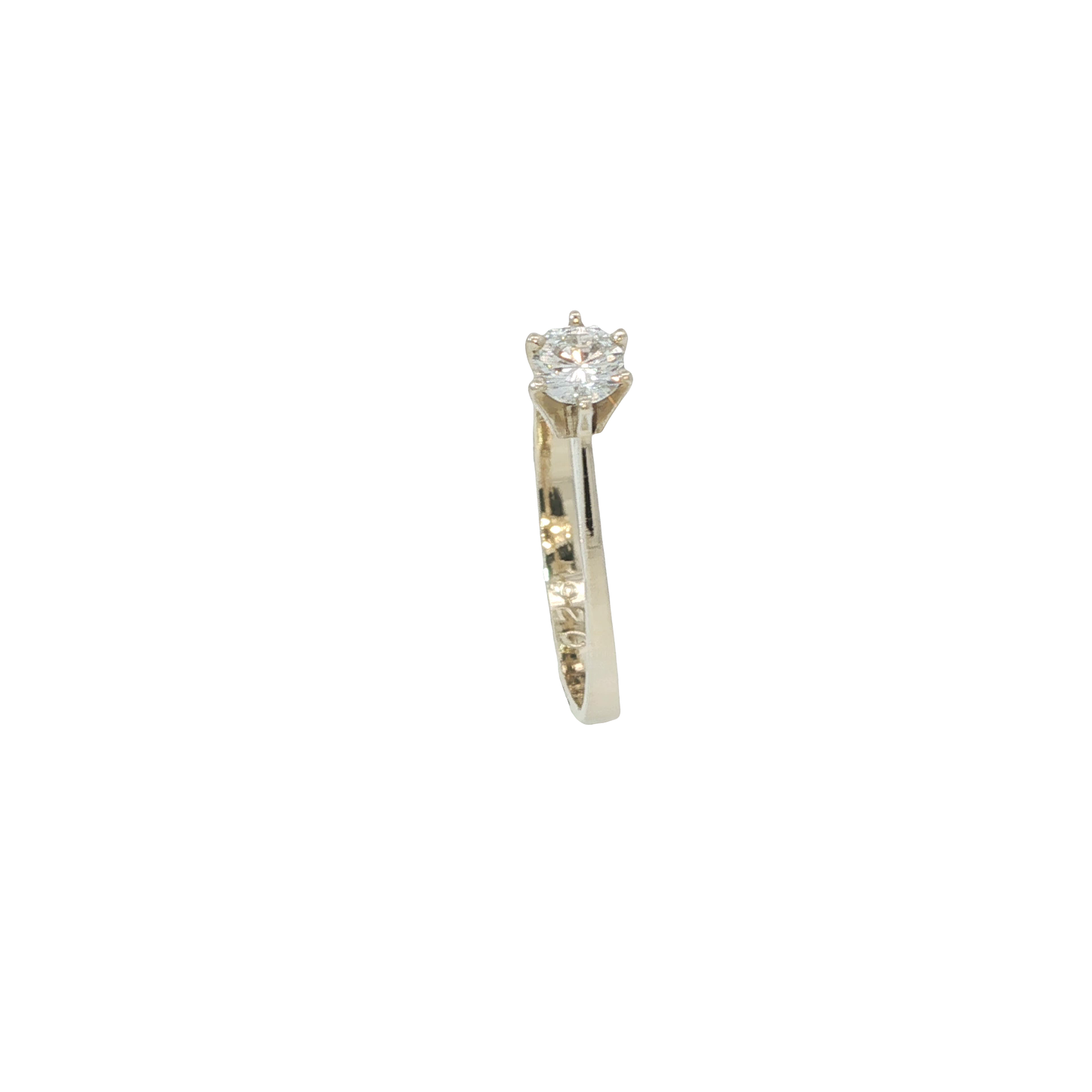Ring Gelbgold 585 / 14 Karat mit Diamant 0,26 ct Nr. 5315