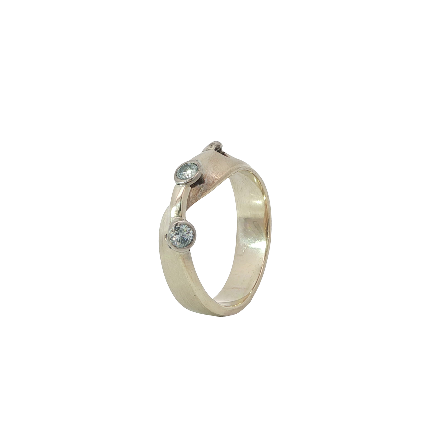 Ring Gelbgold 750 / 18 Karat mit Brill. 0,3 ct Gr. 52,5 Nr. 6828