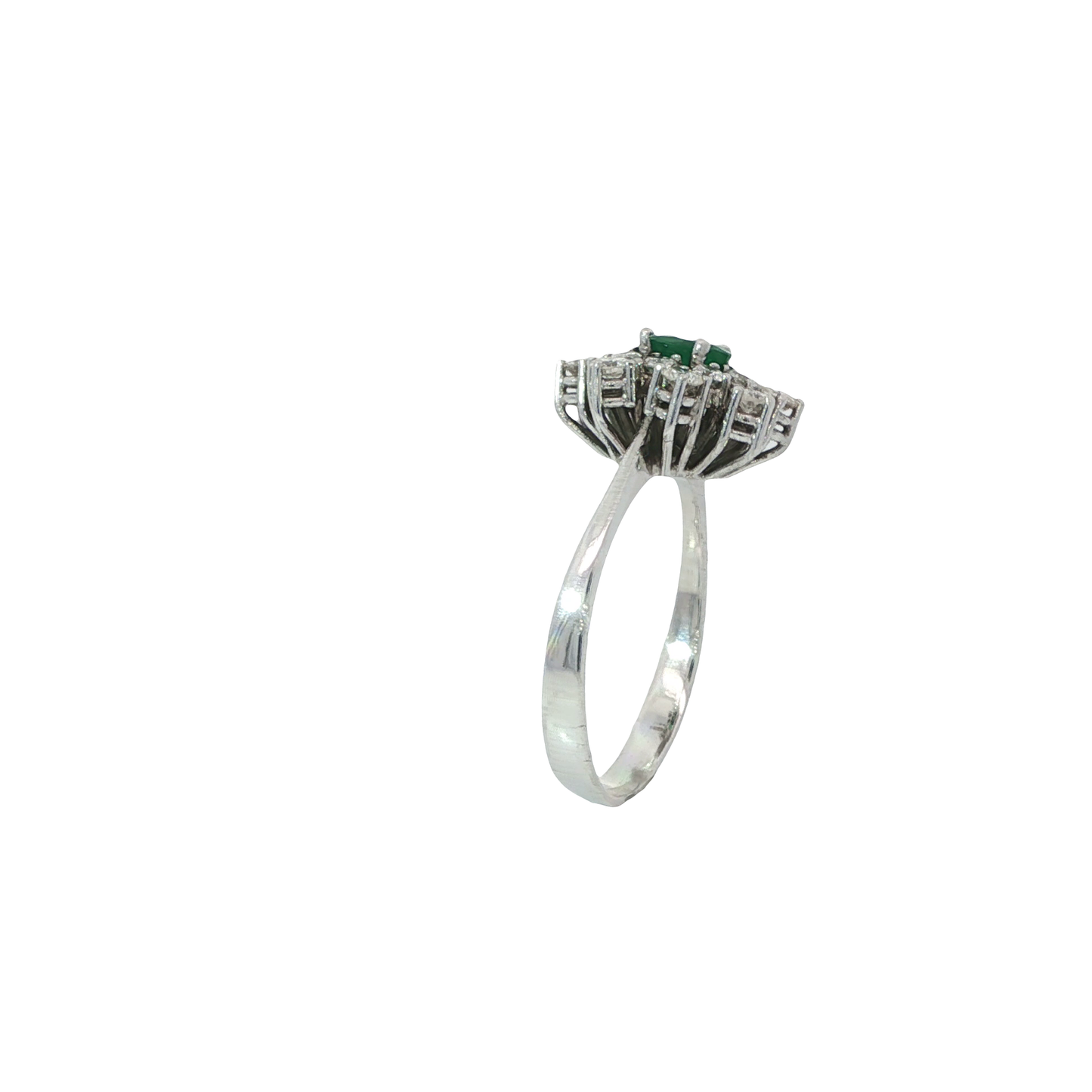 Ring Weißgolg 750 / 18 Karat mit Brill. Gr. 57 Nr. 6734