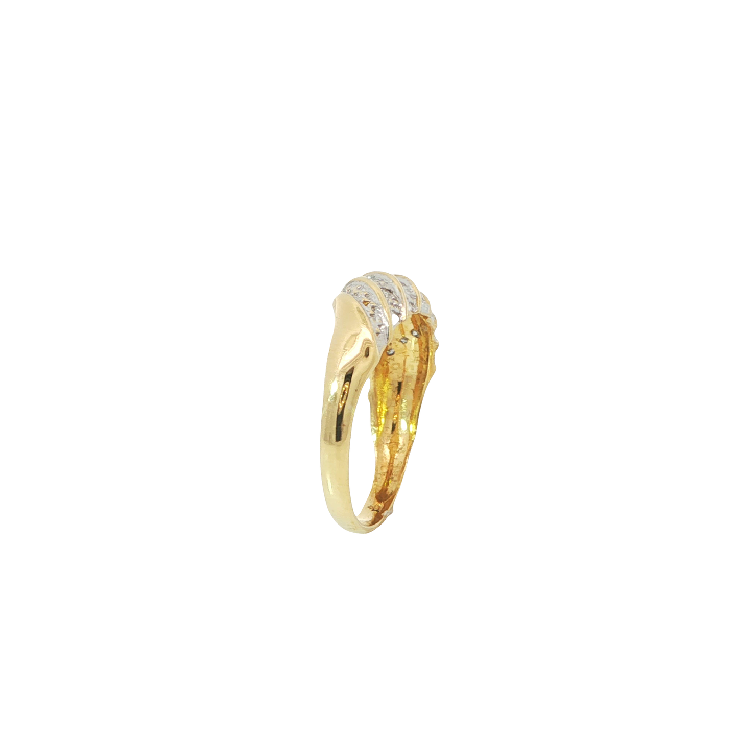 Ring Gelbgold 750 / 18 Karat mit Brill. ca. 0,075 ct Gr. 55 Nr. 5038