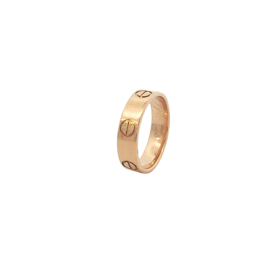 Ring Roségold 875 / 21 Karat Gr. 53 Nr. 6529