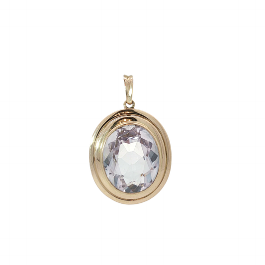 Anhänger Gelbgold 585 / 14 Karat L: 34 mm Nr. 6863