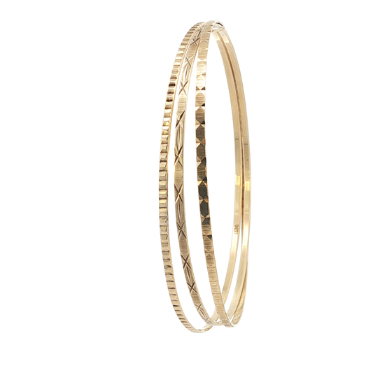 3er Armreif Gelbgold 333 / 8 Karat 68 mm Nr. 6908