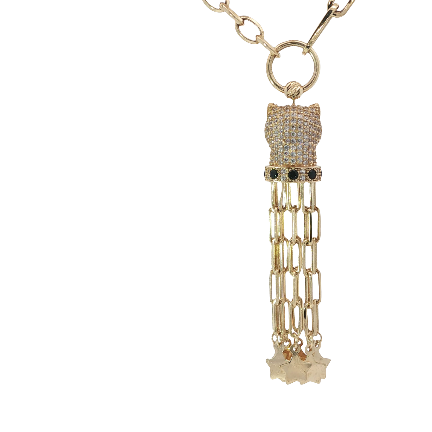 Collier Gepard Gelbgold 585 / 14 Karat L: 50 cm Nr. 6718