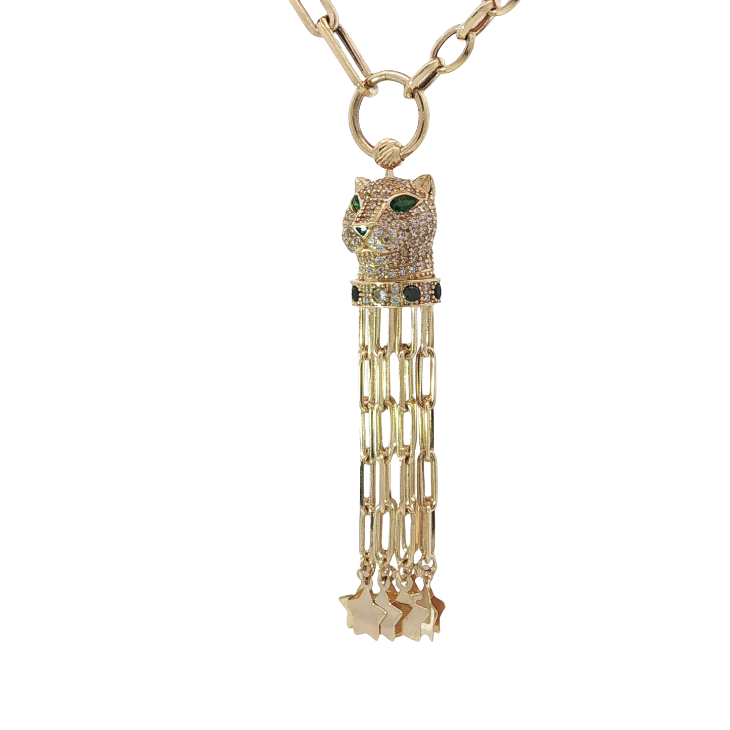 Collier Gepard Gelbgold 585 / 14 Karat L: 50 cm Nr. 6718