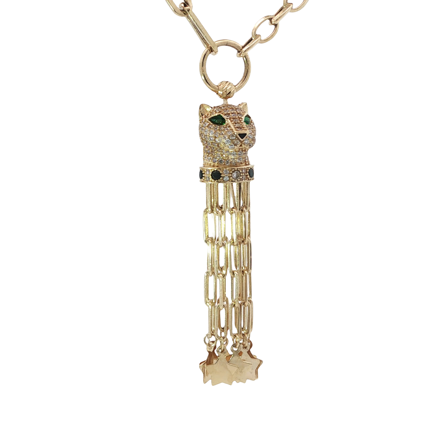 Collier Gepard Gelbgold 585 / 14 Karat L: 50 cm Nr. 6718