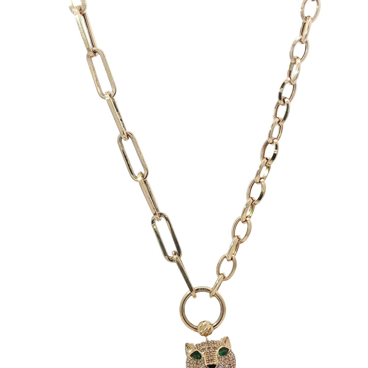 Collier Gepard Gelbgold 585 / 14 Karat L: 50 cm Nr. 6718