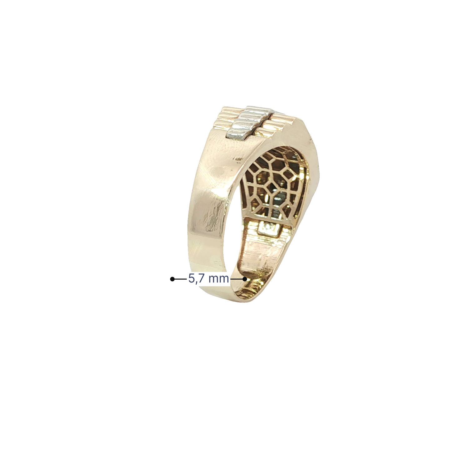 Ring Herren 585 / 14 Karat Gr. 70 Nr. 6938