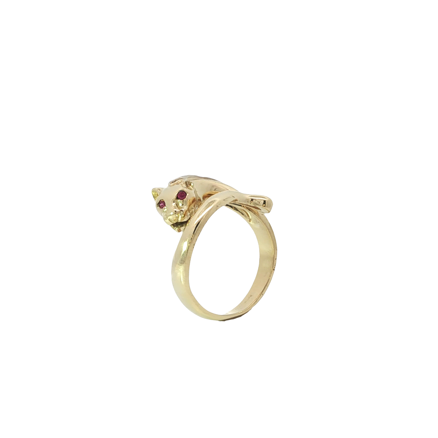 Ring "Panther" Gelbgold 750 / 18 Karat mit Diamanten Gr. 52 Nr. 6866