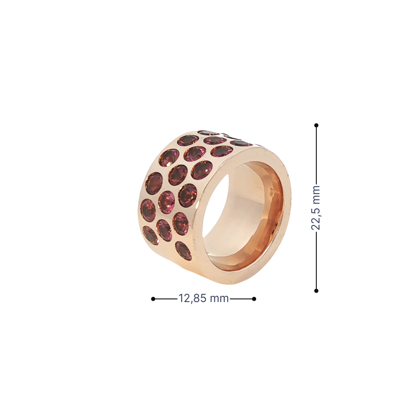 Ring Roségold 750 / 18 Karat Gr. 51 Nr. 6916