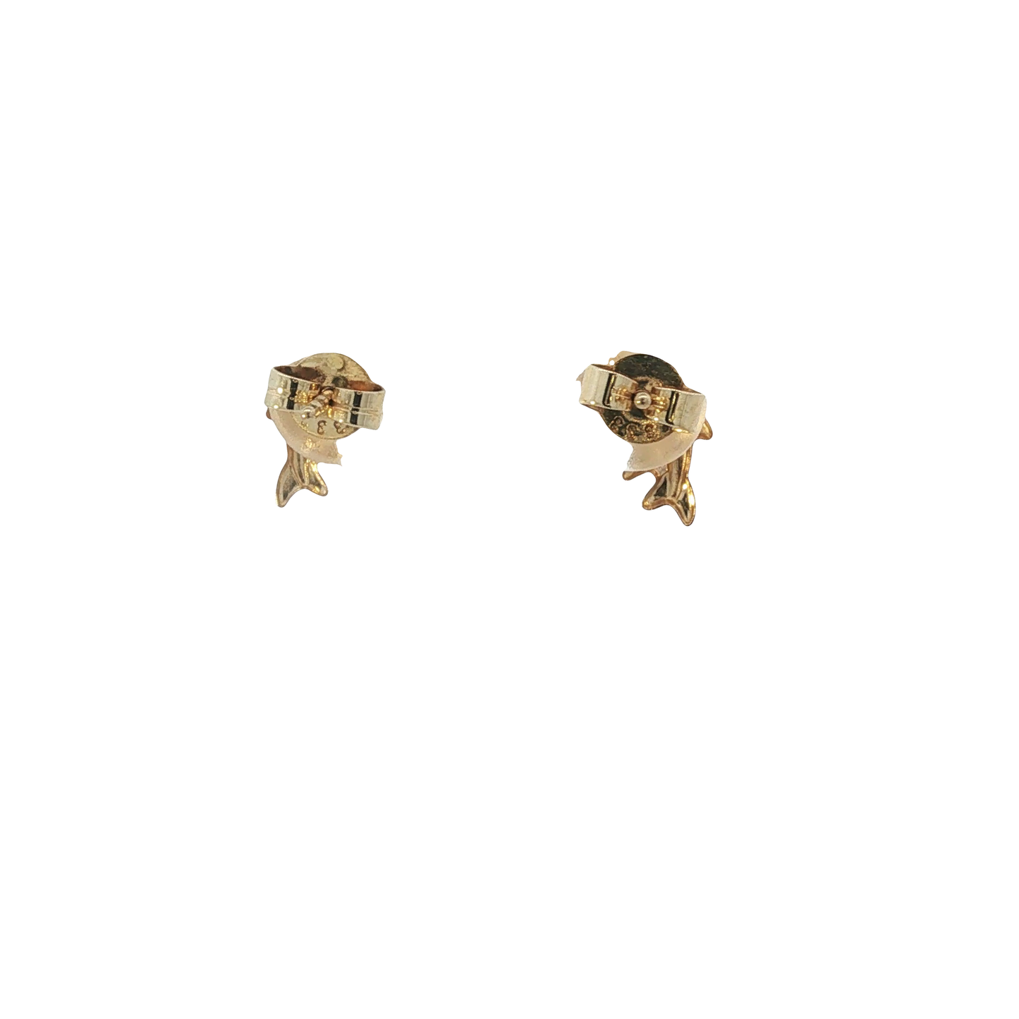 Ohrstecker "Delfin" Gelbgold 333 / 8 Karat L: 10,5 mm Nr. 6941