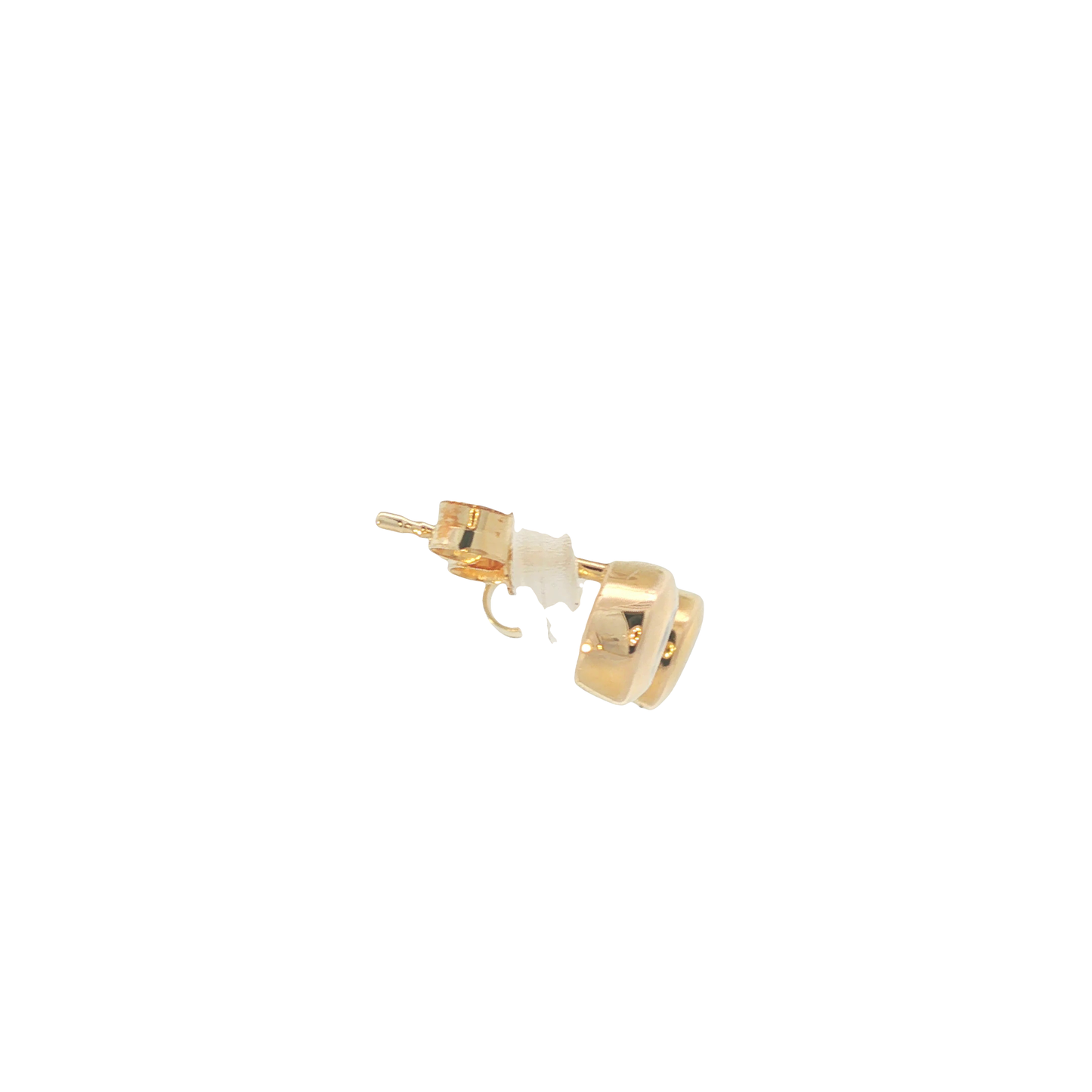 P. Ohrstecker Bicolor 585 / 14 Karat mit Brill. Nr. 6810