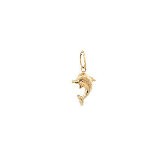 Anhänger "Delfin" Gelbgold 750 / 18 Karat L: 17,2 Nr. 6892
