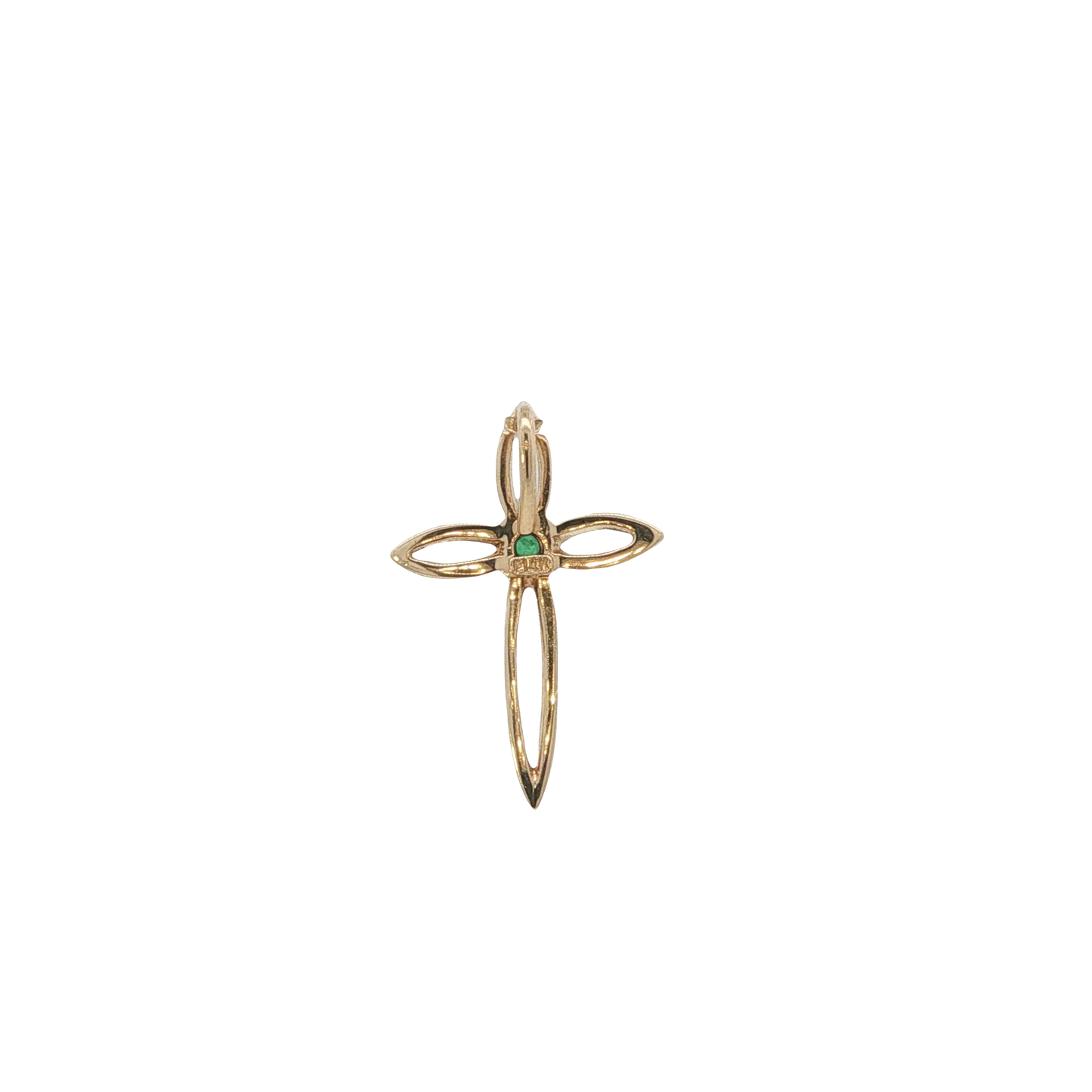 Anhänger "Kreuz" Gelbgold 585 / 14 Karat L: 23,5 Nr. 7064