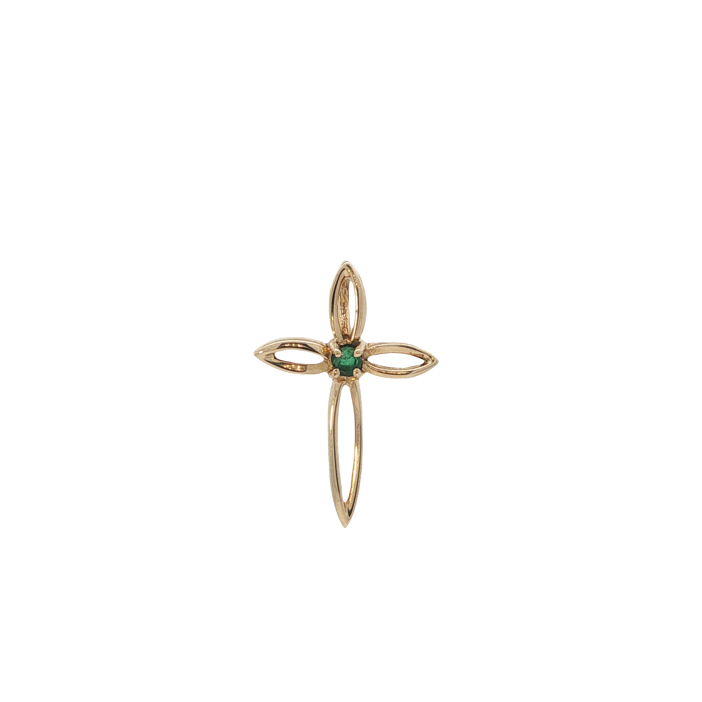 Anhänger "Kreuz" Gelbgold 585 / 14 Karat L: 23,5 Nr. 7064