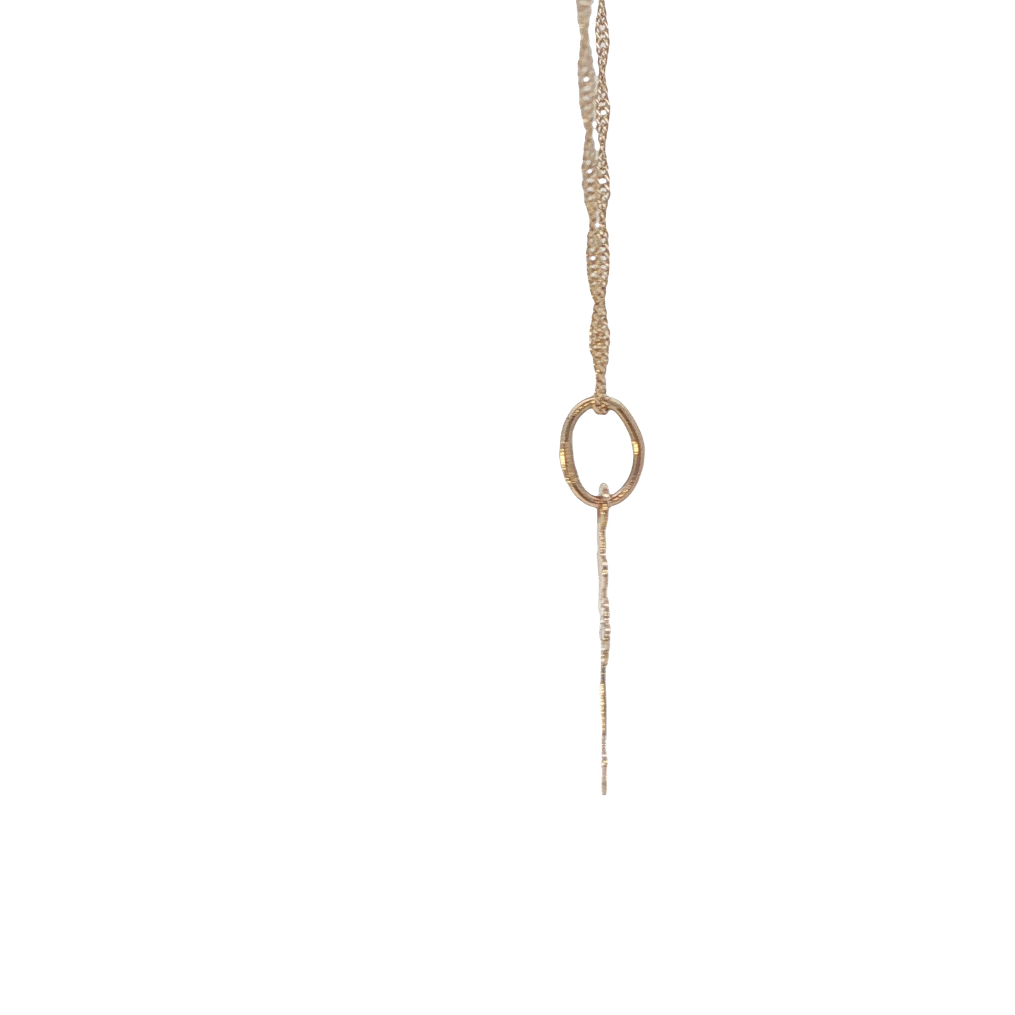 Kette mit Anhänger "Kreuz" Roségold 585 / 14 Karat L: 50,5 cm Nr. 6894