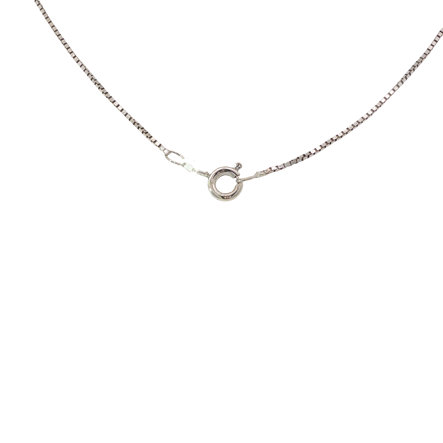 Kette mit Anhänger Weißgold 585 / 14 Karat L: 42 cm Nr. 6883