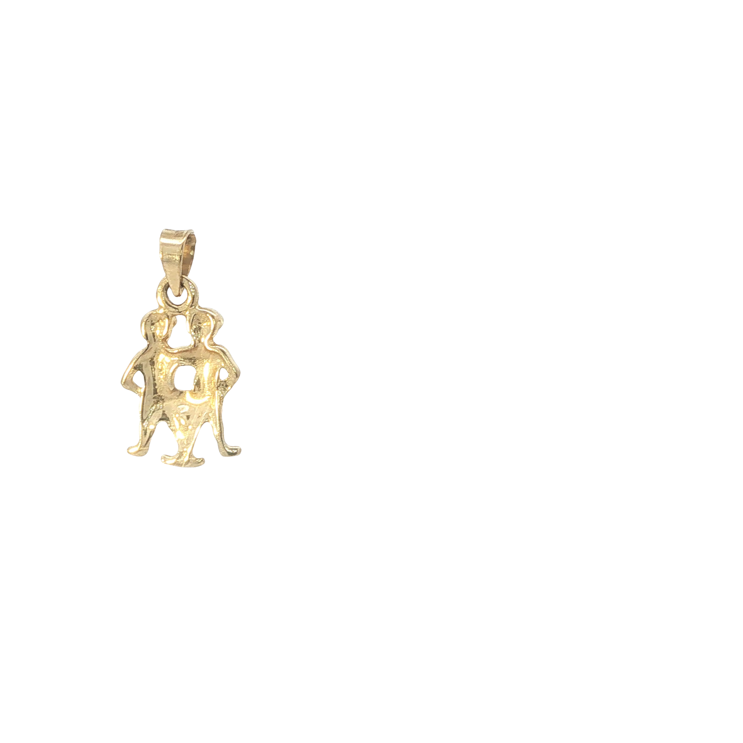 Anhänger "Zwillinge" Gelbgold 585 / 14 Karat L: 20 mm Nr. 6962