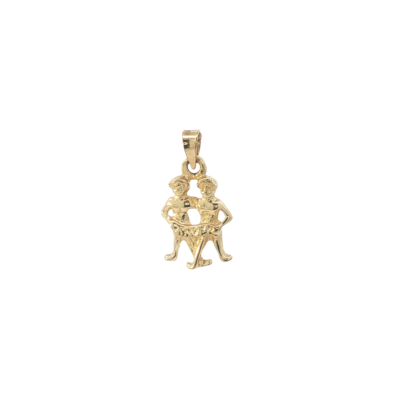 Anhänger "Zwillinge" Gelbgold 585 / 14 Karat L: 20 mm Nr. 6962