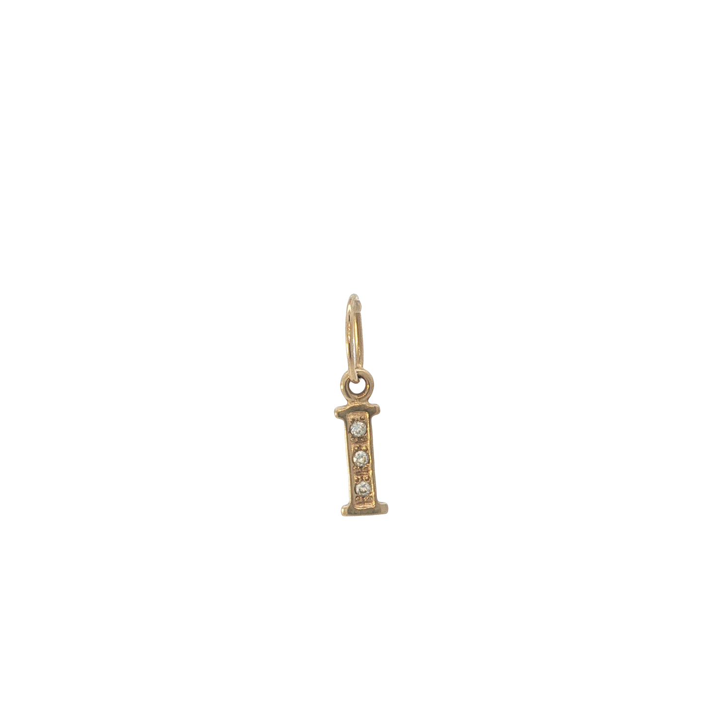 Anhänger "Buchstabe I" Gelbgold 585 / 14 Karat L: 15 mm Nr. 6967