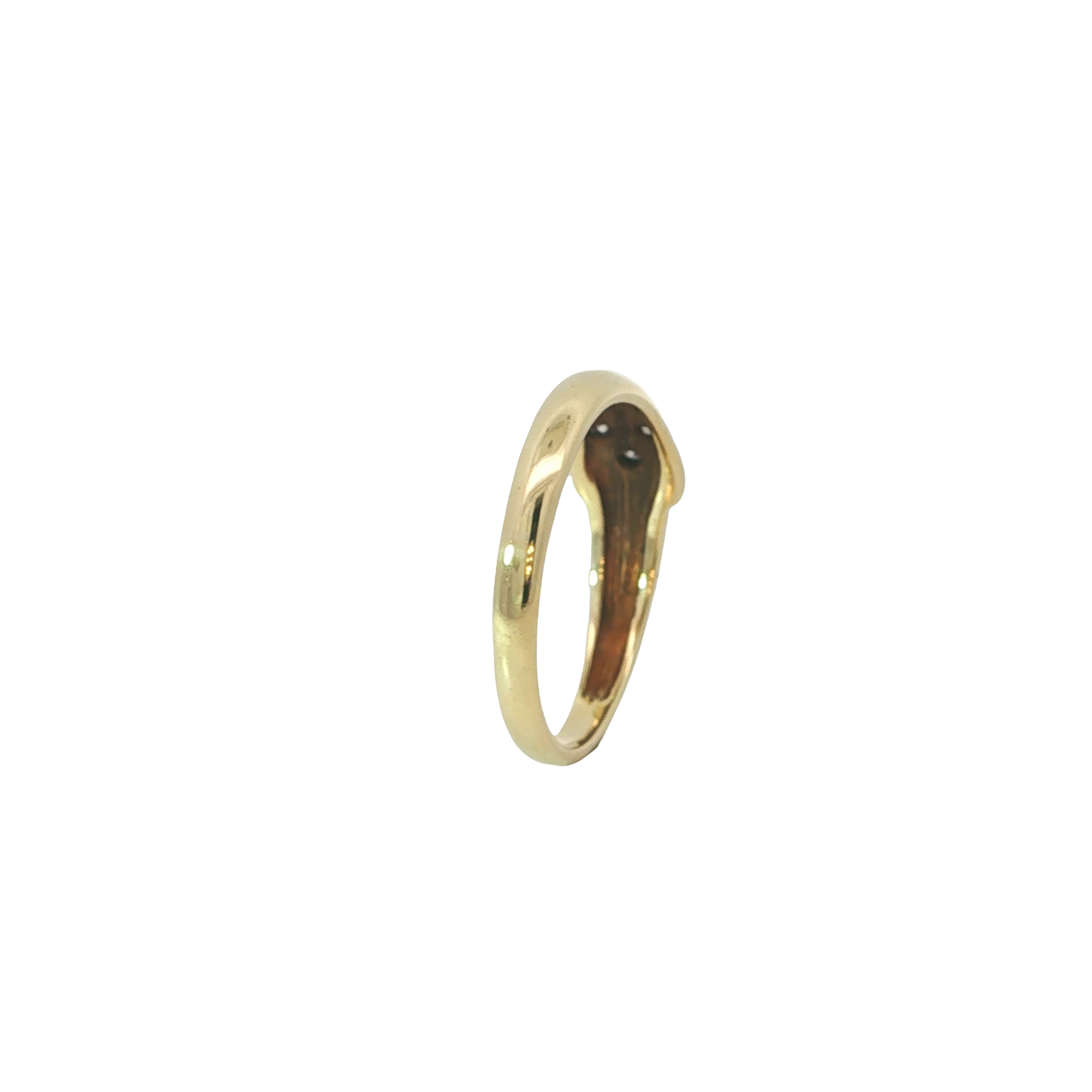 Ring Gelbgold 585 / 14 Karat mit Brill. Gr. 58 Nr. 6804