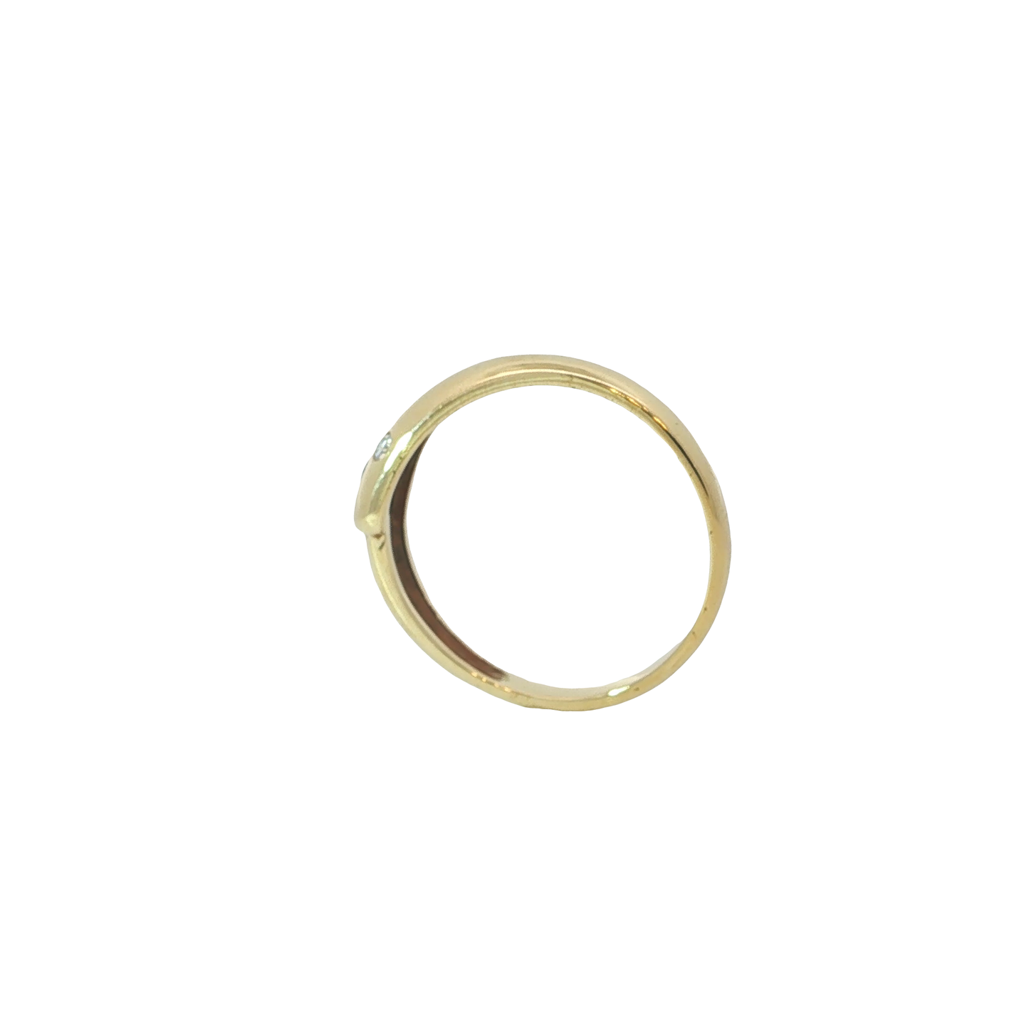Ring Gelbgold 585 / 14 Karat mit Brill. Gr. 58 Nr. 6804