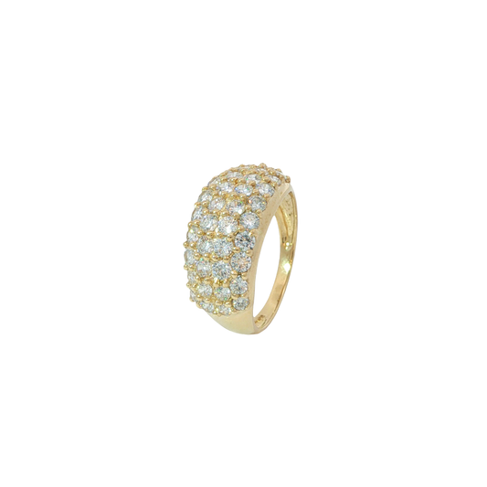 Ring Gelbgold 585 / 14 Karat Gr. 56 Nr. 6921