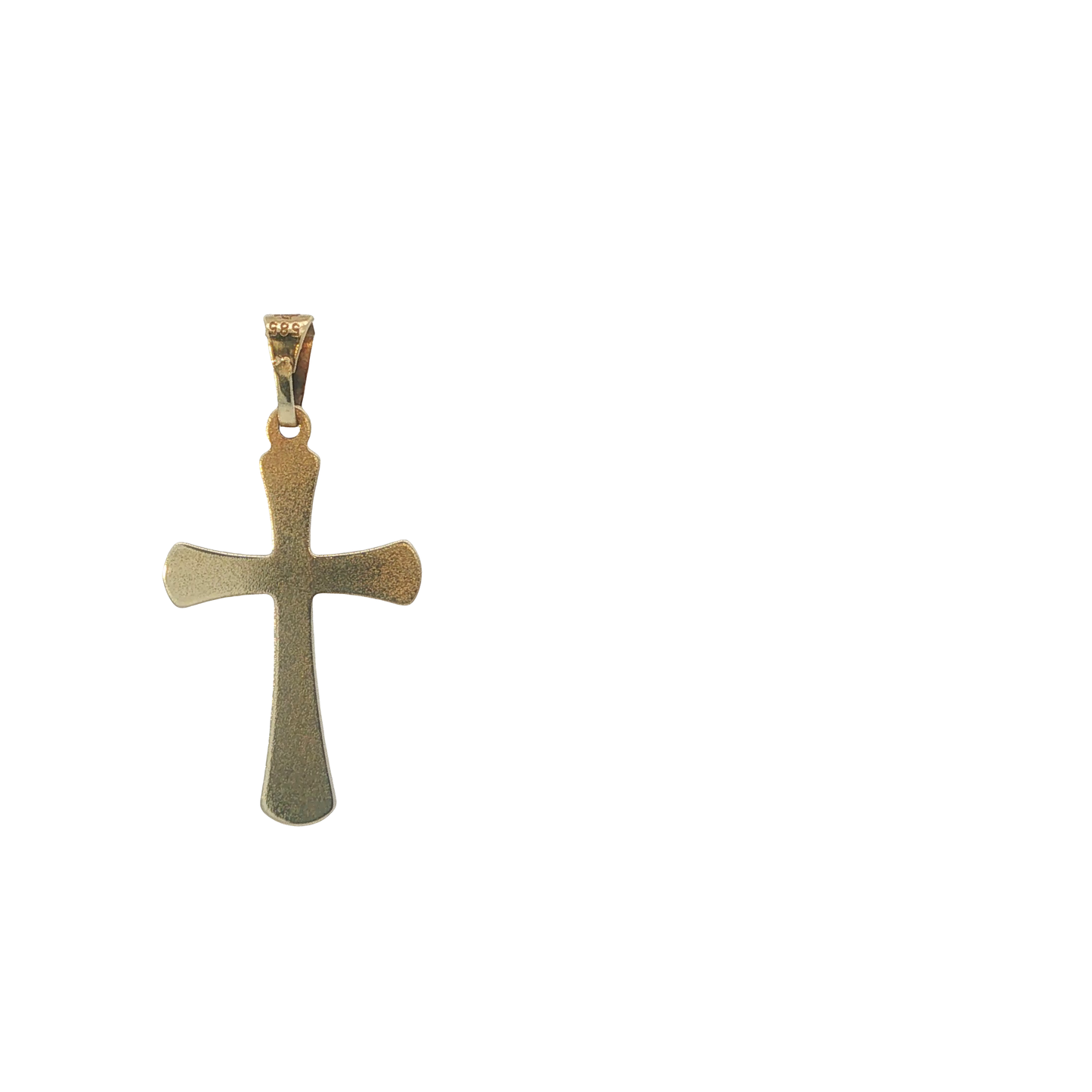 Anhänger "Kreuz" Gelbgold 585 / 14 Karat L: 27 mm, B: 14,2 mm Nr. 7096