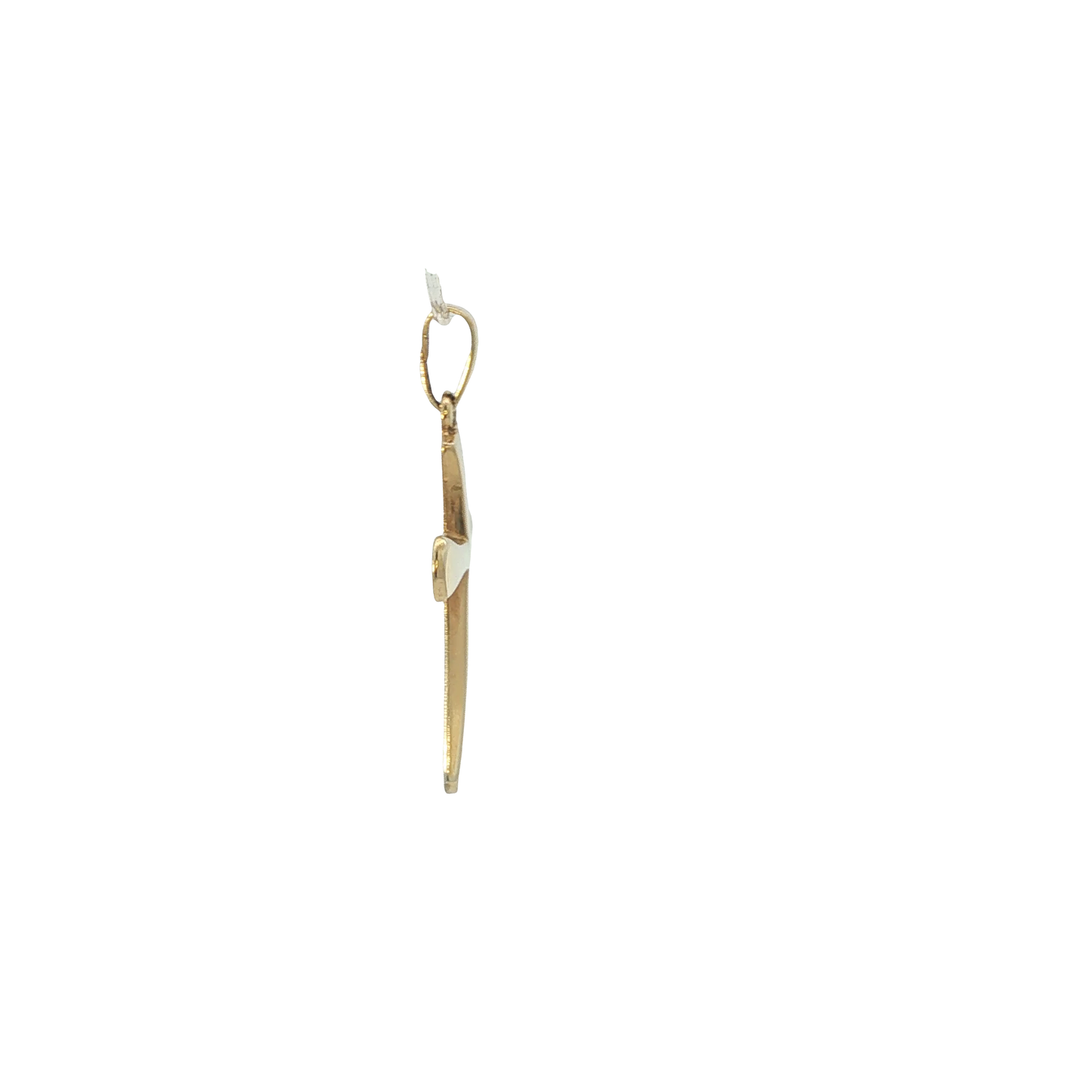Anhänger "Kreuz" Gelbgold 585 / 14 Karat L: 27 mm, B: 14,2 mm Nr. 7096