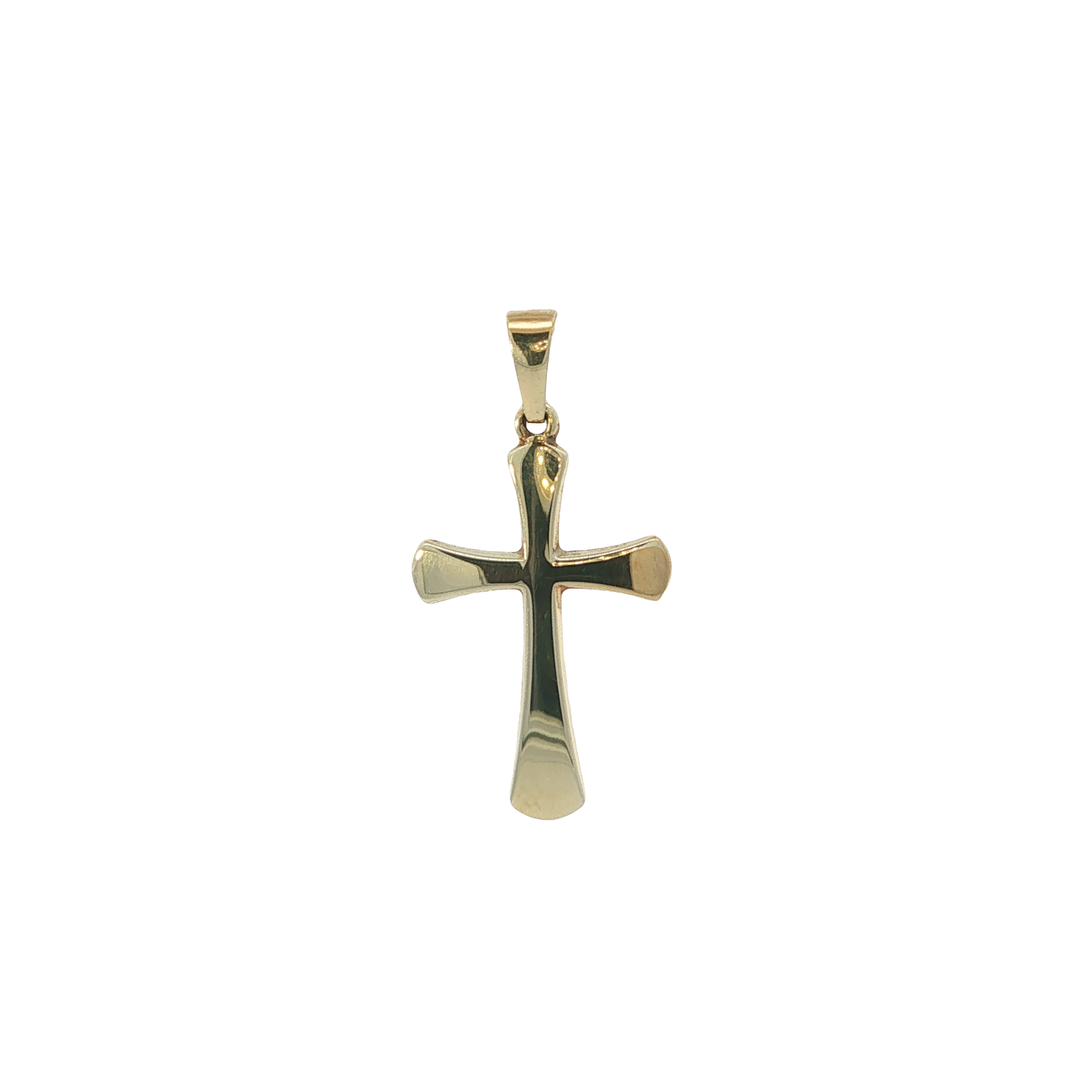 Anhänger "Kreuz" Gelbgold 585 / 14 Karat L: 27 mm, B: 14,2 mm Nr. 7096