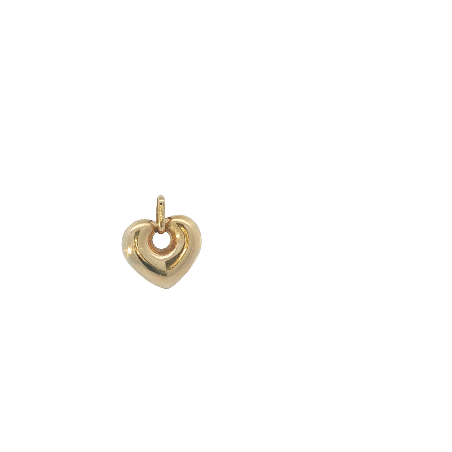 Anhänger "Herz" Gelbgold 585 / 14 Karat L: 13 mm Nr. 7071