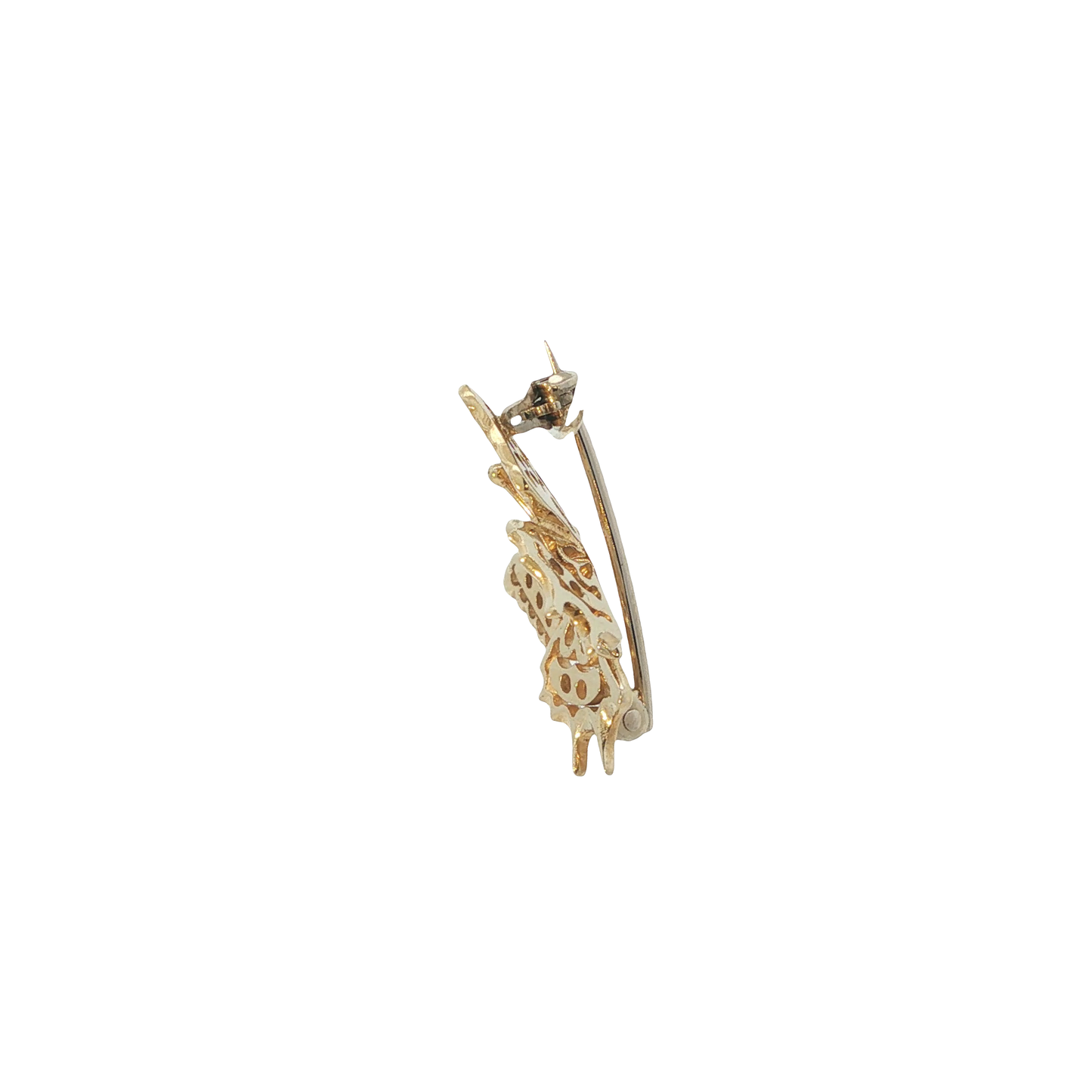 Brosche "Schmetterling" Gelbgold 585 / 14 Karat H: 18,5 mm Nr. 7027