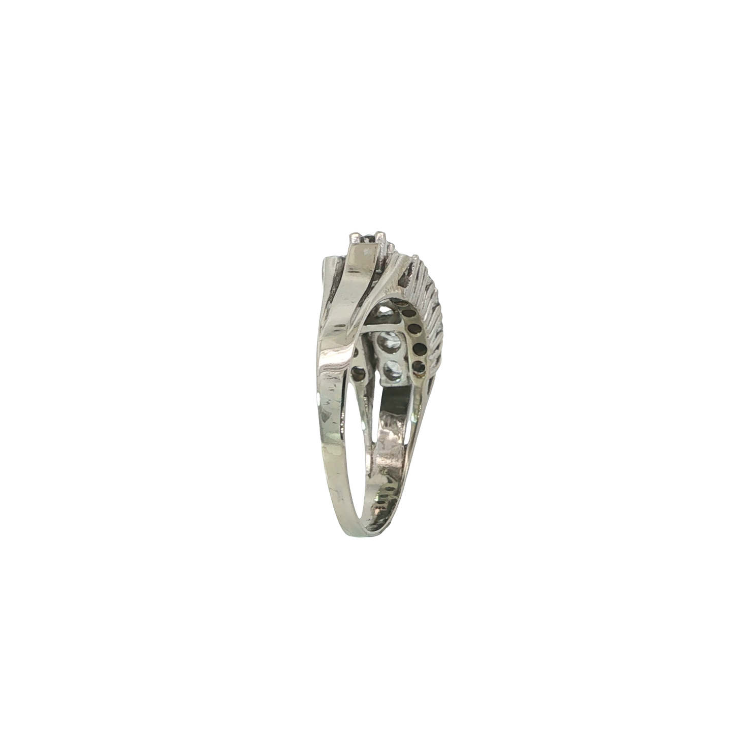 Ring Weißgold 585 / 14 Karat mit Brill. 1,5 ct W-Vvsi Gr. 63 Nr. 6976