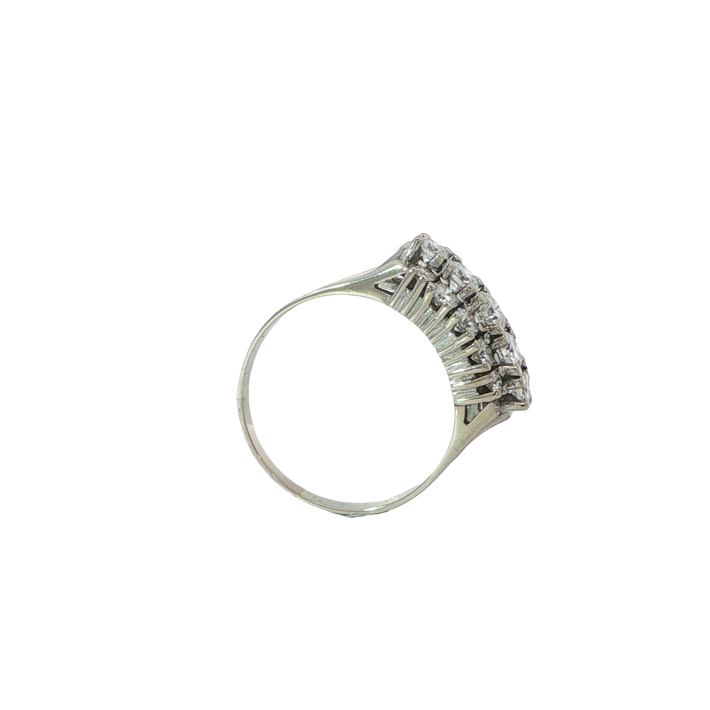 Ring Weißgold 585 / 14 Karat mit Brill. 1,5 ct W-Vvsi Gr. 63 Nr. 6976