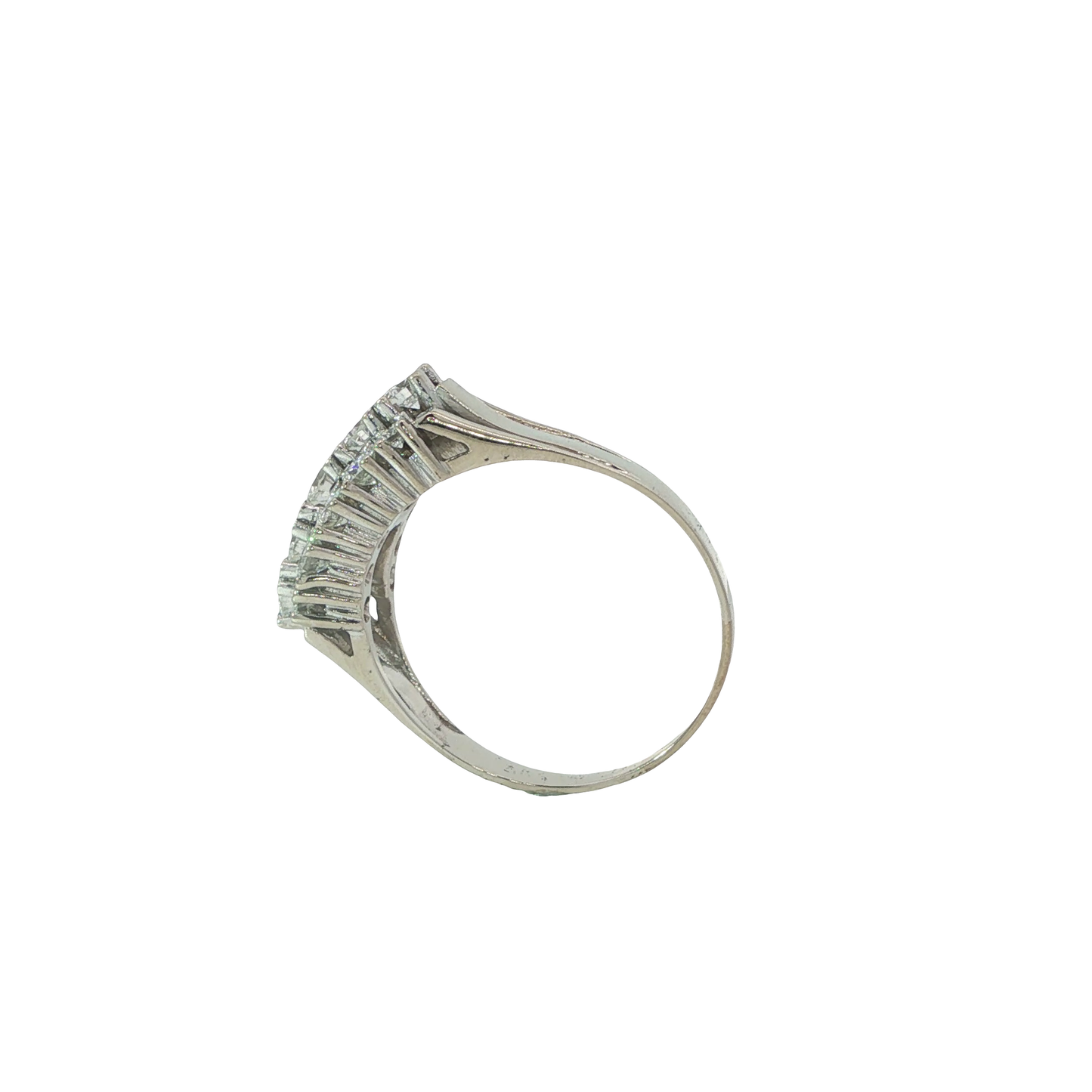 Ring Weißgold 585 / 14 Karat mit Brill. 1,5 ct W-Vvsi Gr. 63 Nr. 6976