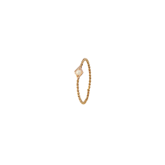 Ring Gelbgold 750 / 18 Karat Gr. 47 Nr. 6936