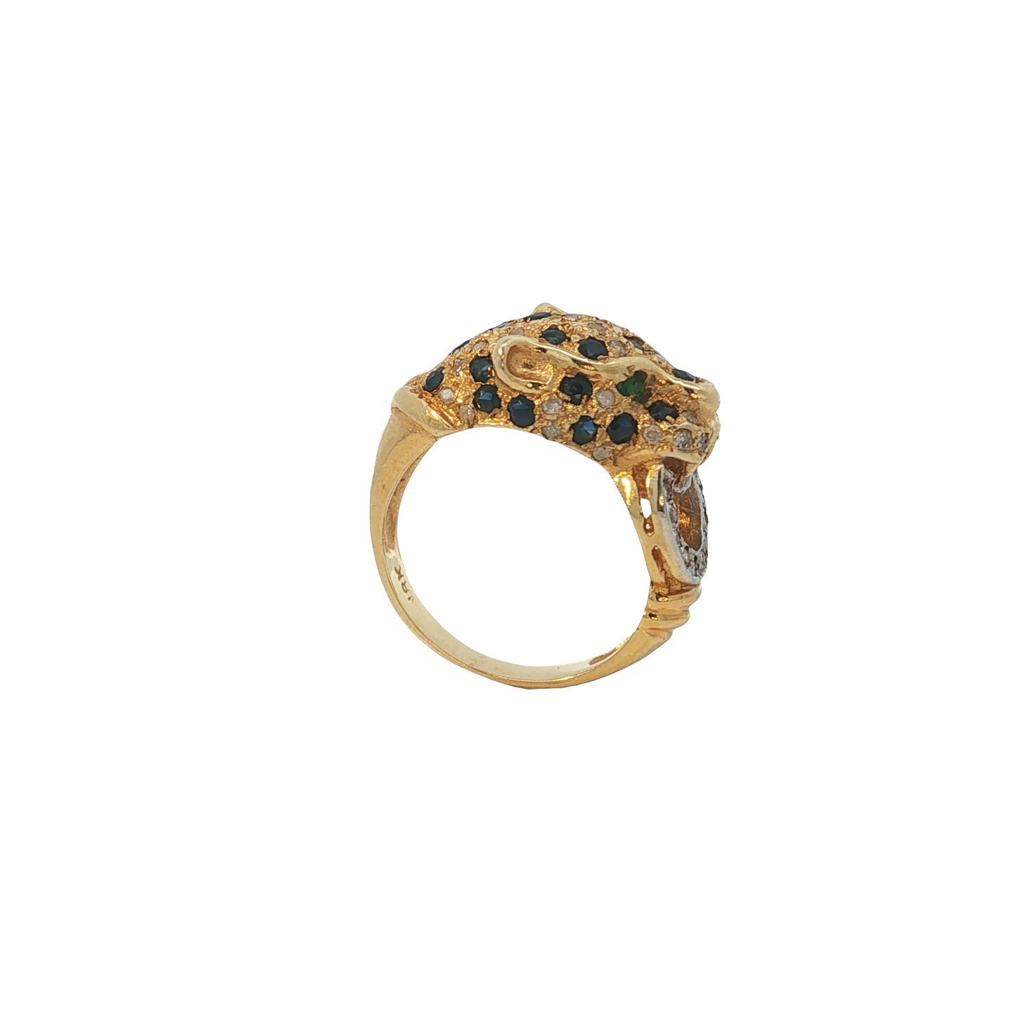 Ring "Panther" Gelbgold 585 / 14 Karat Gr. 53 Nr. 7030